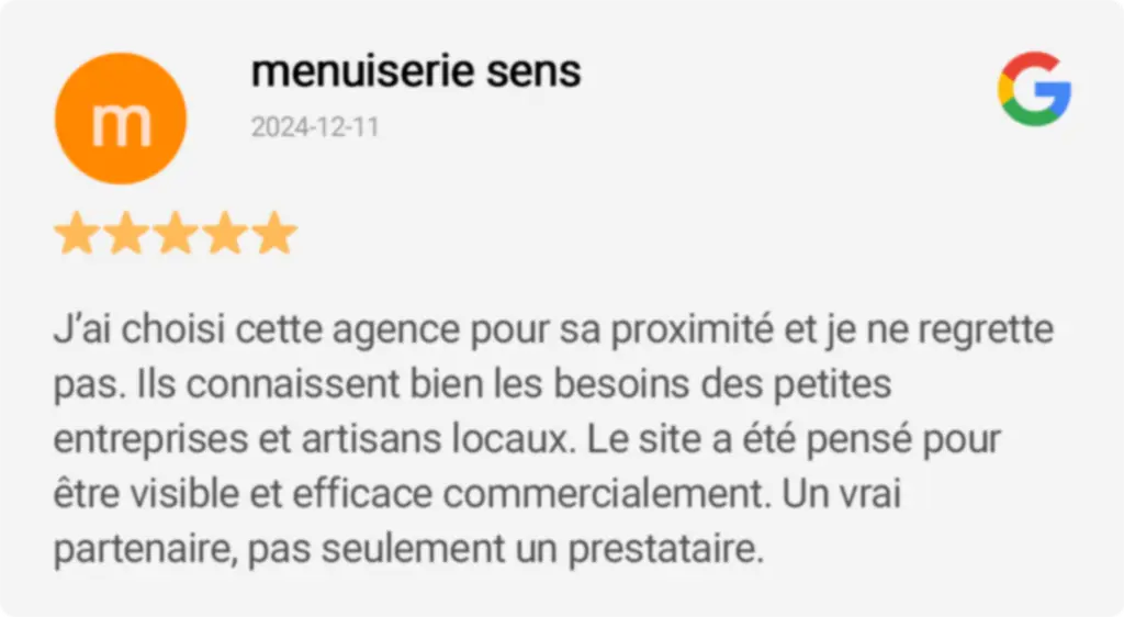 Avis clients Agence Web Yonne