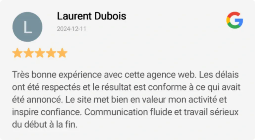 Avis clients Agence Web Yonne
